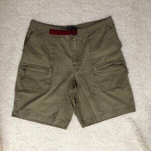 Gap Cargo Shorts Men's Large 35"-37" RipStop Belted 11" inseam 100% Cotton